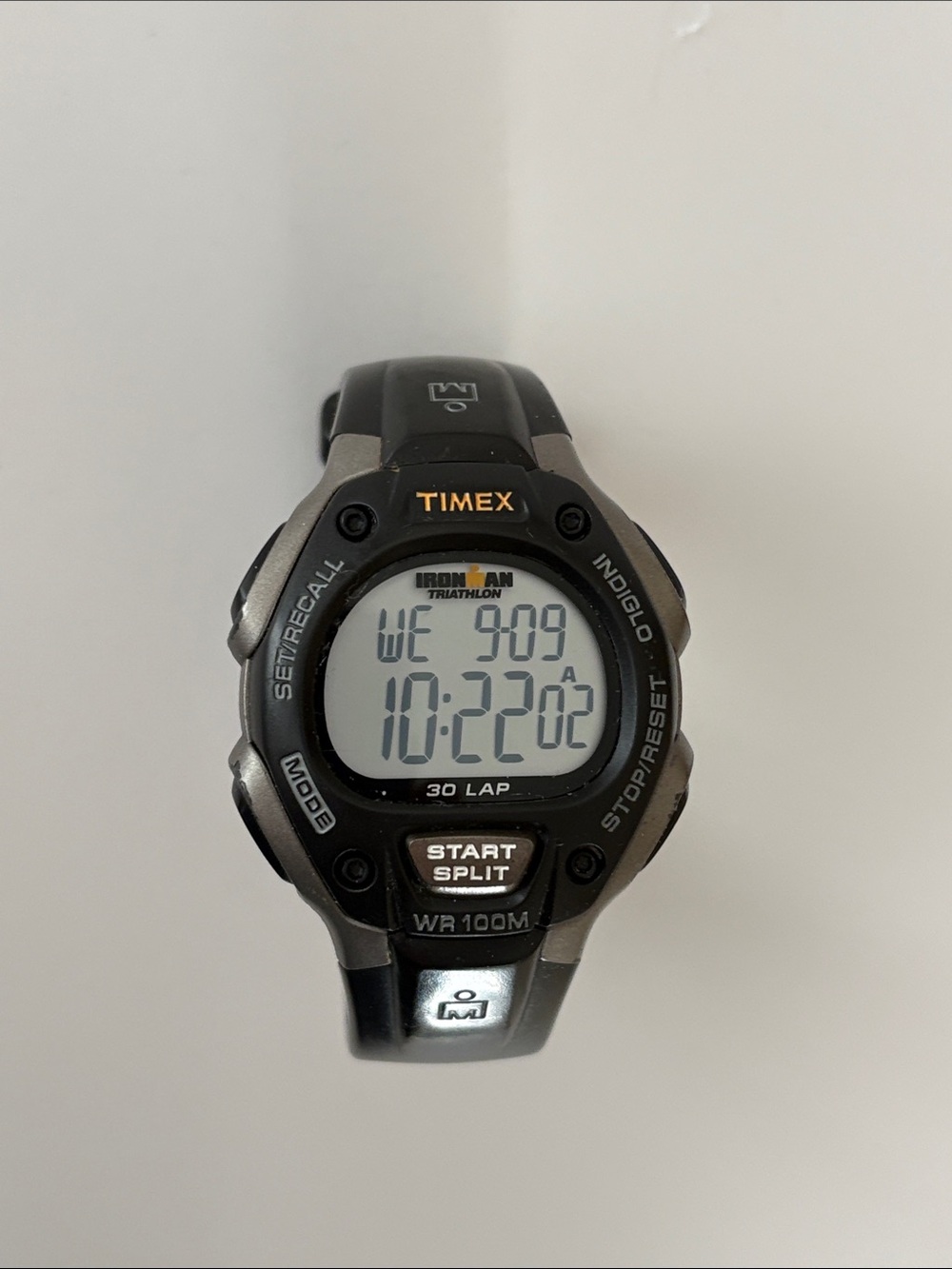 Timex Ironman Triathlon Black and Gray Digital Sports Watch